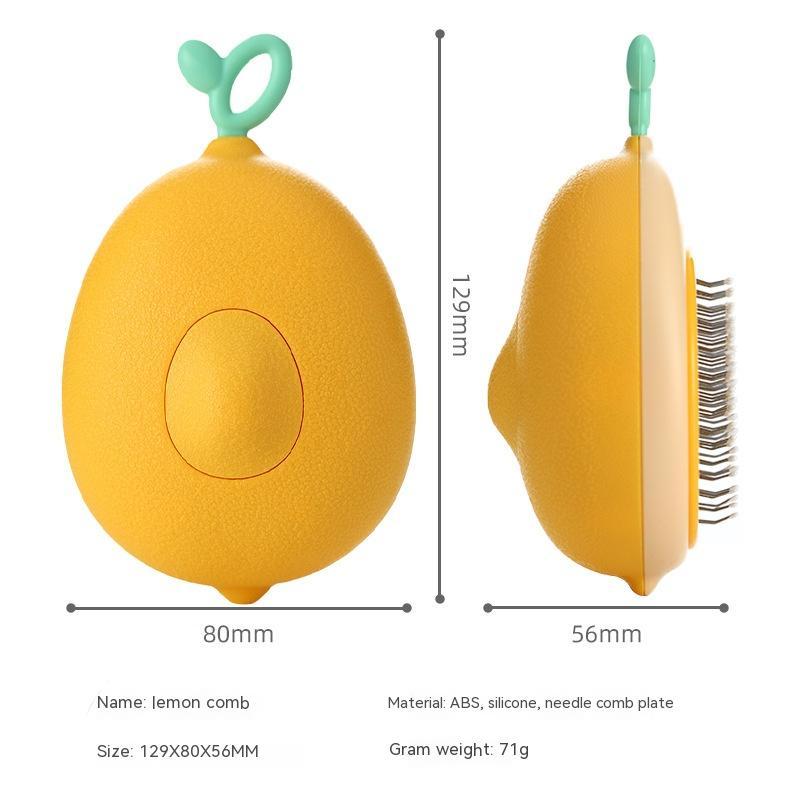 ARENVIA - Cat Brush Hair Remover Cleaning Avocado Shaped Dog Grooming Tool Pet Combs Brush Stainless Steel Needle Pet Cleaning Care