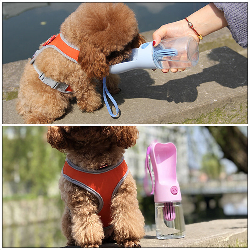 ARENVIA - Pet Dog Cat Water Bottle Portable Feeder