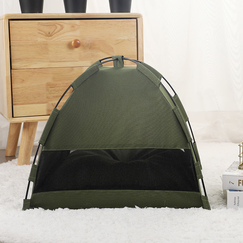 ARENVIA - Cat And Dog Camping Tent Bed And Mat İndoor Kennel
