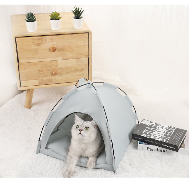 ARENVIA - Cat And Dog Camping Tent Bed And Mat İndoor Kennel