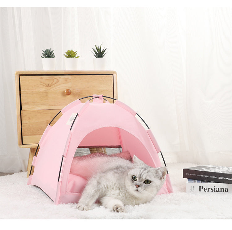 ARENVIA - Cat And Dog Camping Tent Bed And Mat İndoor Kennel