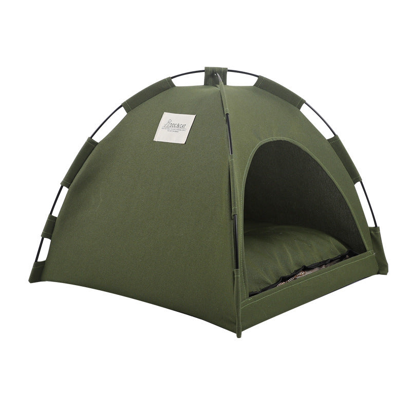 ARENVIA - Cat And Dog Camping Tent Bed And Mat İndoor Kennel