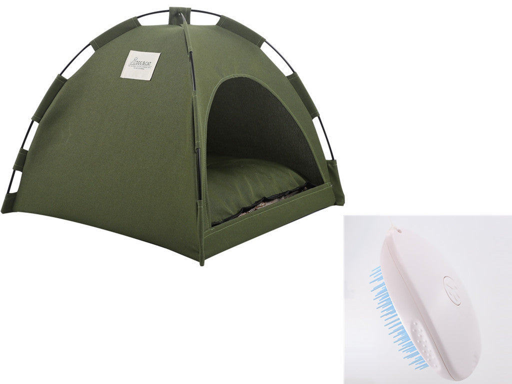 ARENVIA - Cat And Dog Camping Tent Bed And Mat İndoor Kennel