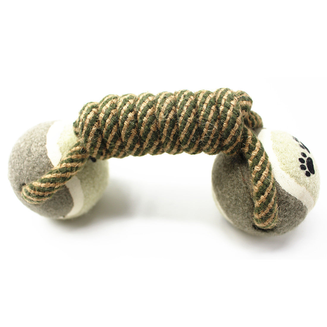 ARENVIA - Cotton Rope Tennis Dumbbell Dog Toy
