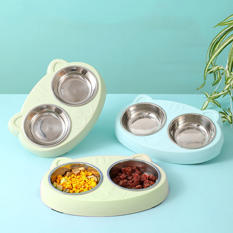 ARENVIA - Stainless Steel Feeding Bowls For Dogs, Cats And Pets, Suitable For All Sizes.