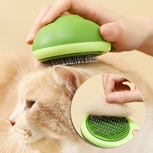 ARENVIA - Cat Brush Hair Remover Cleaning Avocado Shaped Dog Grooming Tool Pet Combs Brush Stainless Steel Needle Pet Cleaning Care