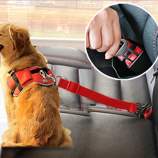 ARENVIA - Dog Traction Belt Telescopic Rope Car Car Rope