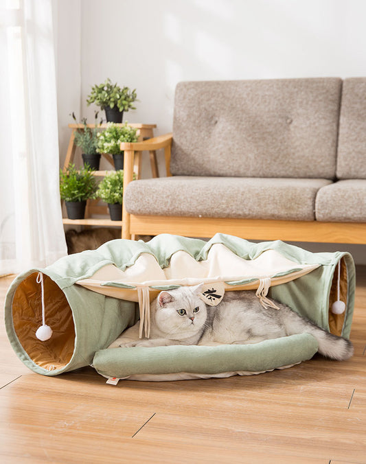 ARENVIA - Collapsible Cat Tunnel Durable Washable Collapsible