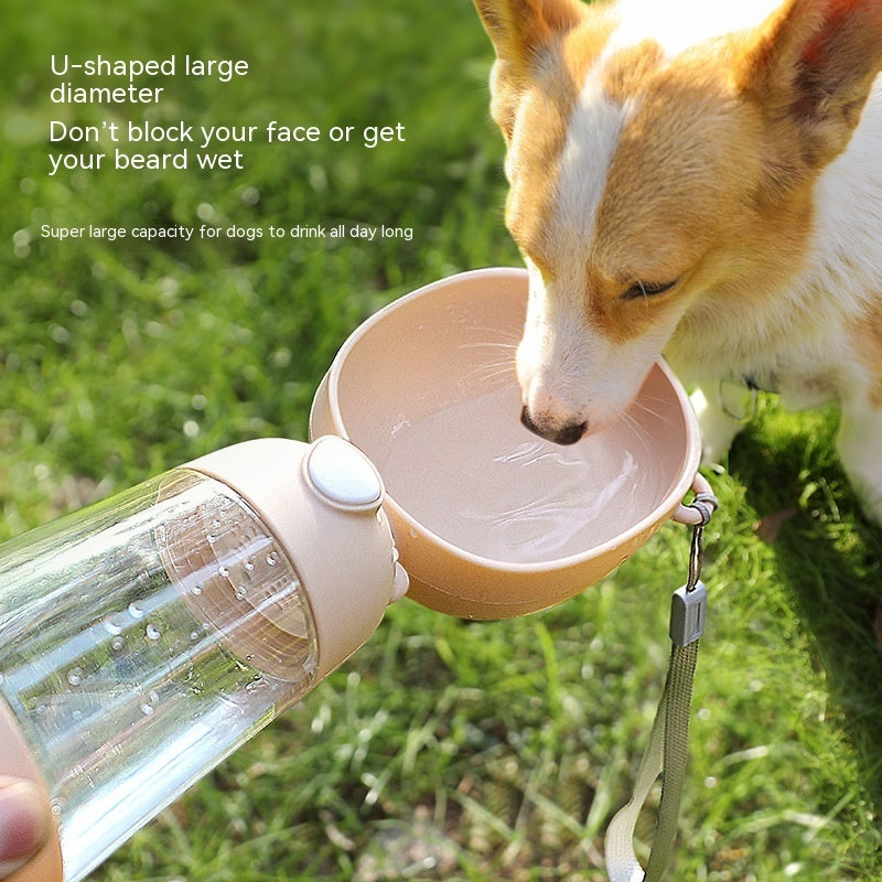 ARENVIA - Portable Dog Water Bottle Food And Water Container For Pet Pets Feeder Bowl Outdoor Travel Drinking Bowls Water Dispenser
