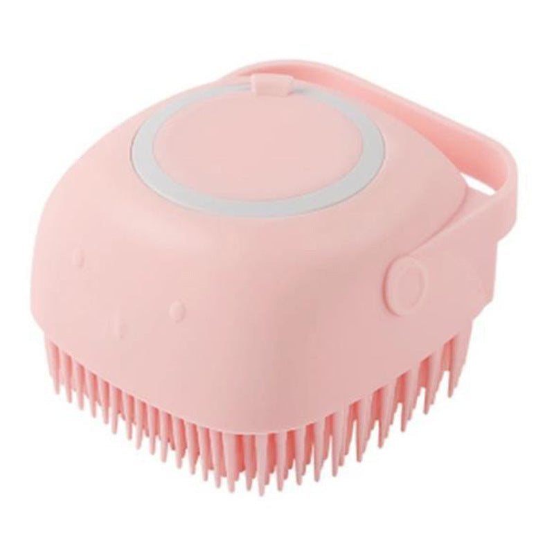 ARENVIA - Silicone Dog Bath Massage Gloves Brush Pet Cat Bathroom Cleaning Tool Comb Brush For Dog Can Pour Shampoo Dog Grooming Supplies