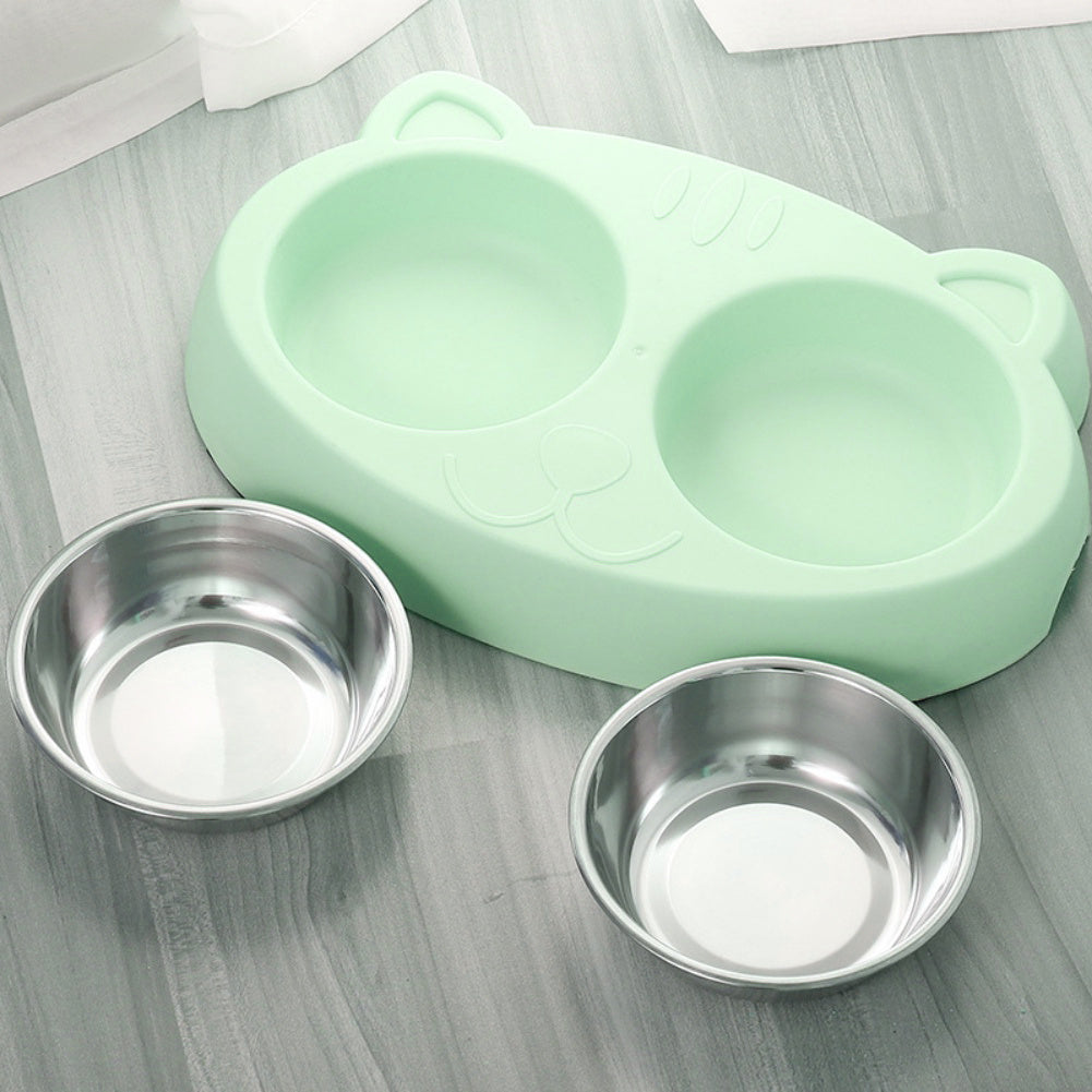 ARENVIA - Stainless Steel Feeding Bowls For Dogs, Cats And Pets, Suitable For All Sizes.