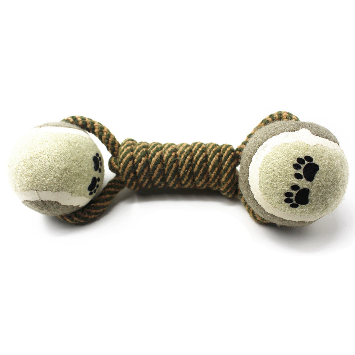 ARENVIA - Cotton Rope Tennis Dumbbell Dog Toy