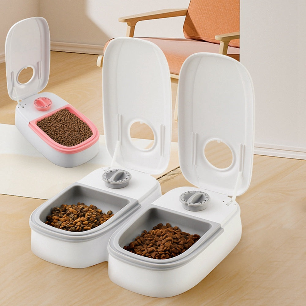 ARENVIA - Automatic Pet Feeder Smart Food Dispenser For Cats Dogs Timer Stainless Steel Bowl Auto Dog Cat Pet Feeding Pets Supplies