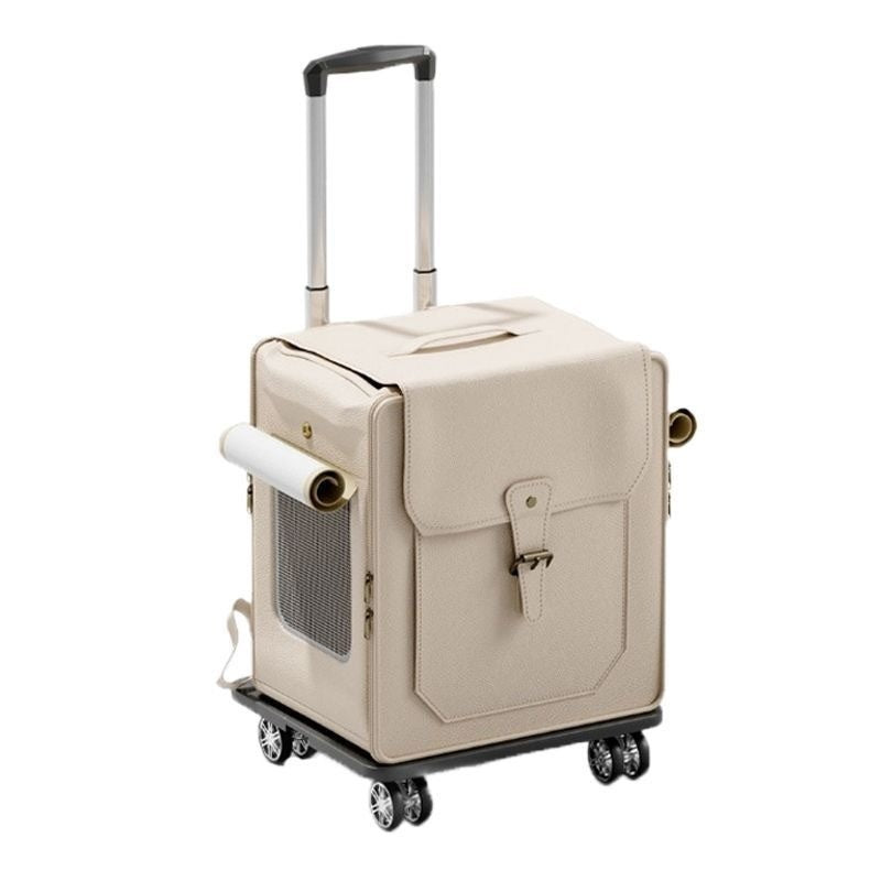 ARENVIA - Portable Large Capacity Foldable Breathable Cat Bag Trolley Case