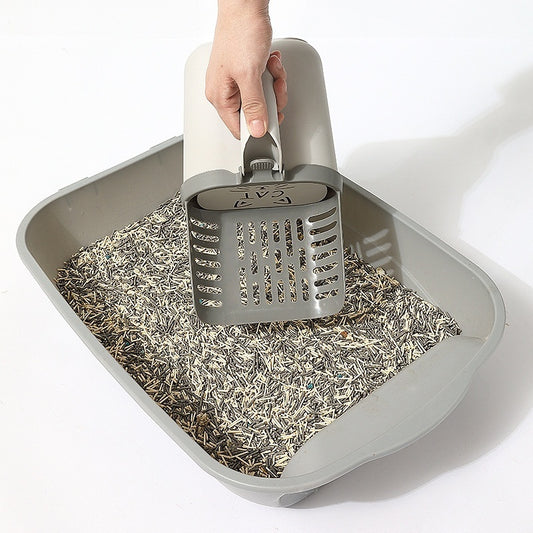 ARENVIA - Large Capacity Integrated Cat Litter Scoop and Excrement Storage Box