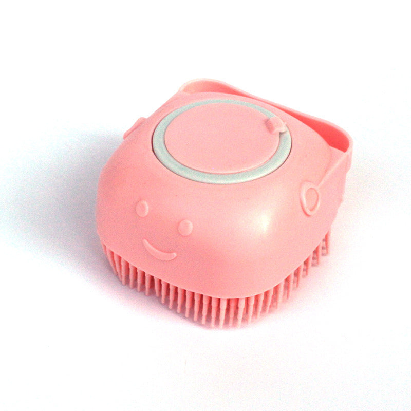 ARENVIA - Silicone Dog Bath Massage Gloves Brush Pet Cat Bathroom Cleaning Tool Comb Brush For Dog Can Pour Shampoo Dog Grooming Supplies
