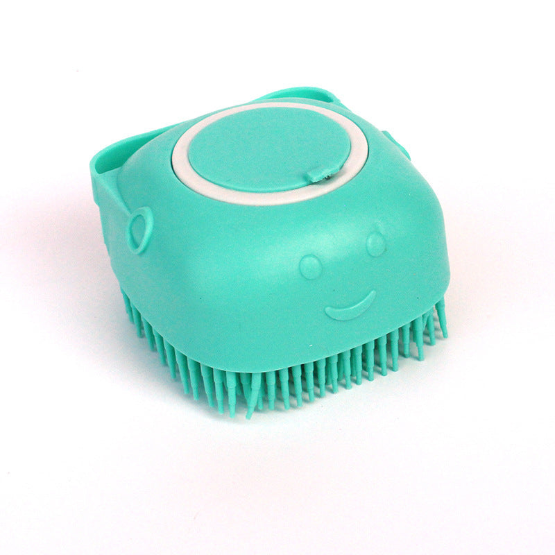ARENVIA - Silicone Dog Bath Massage Gloves Brush Pet Cat Bathroom Cleaning Tool Comb Brush For Dog Can Pour Shampoo Dog Grooming Supplies