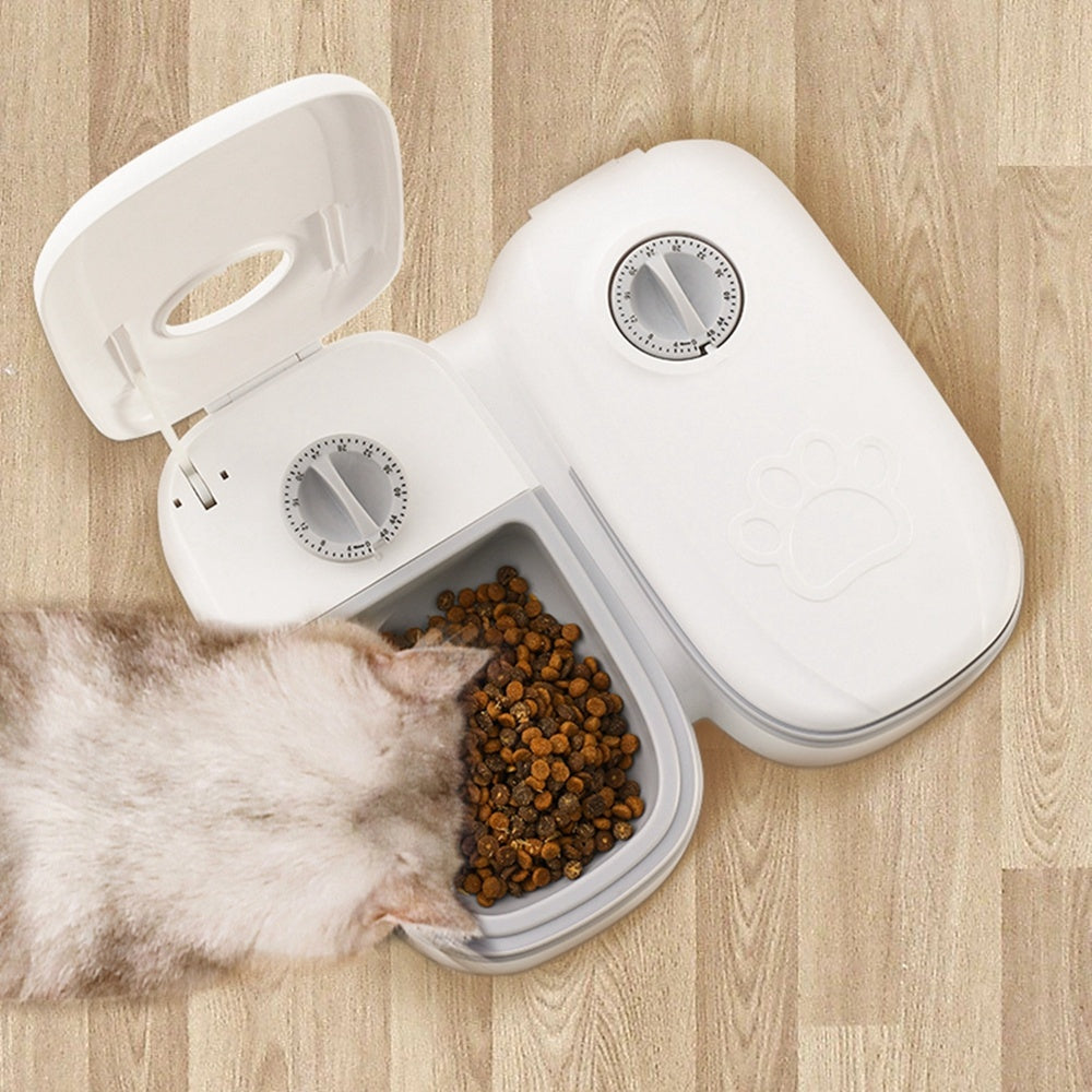ARENVIA - Automatic Pet Feeder Smart Food Dispenser For Cats Dogs Timer Stainless Steel Bowl Auto Dog Cat Pet Feeding Pets Supplies