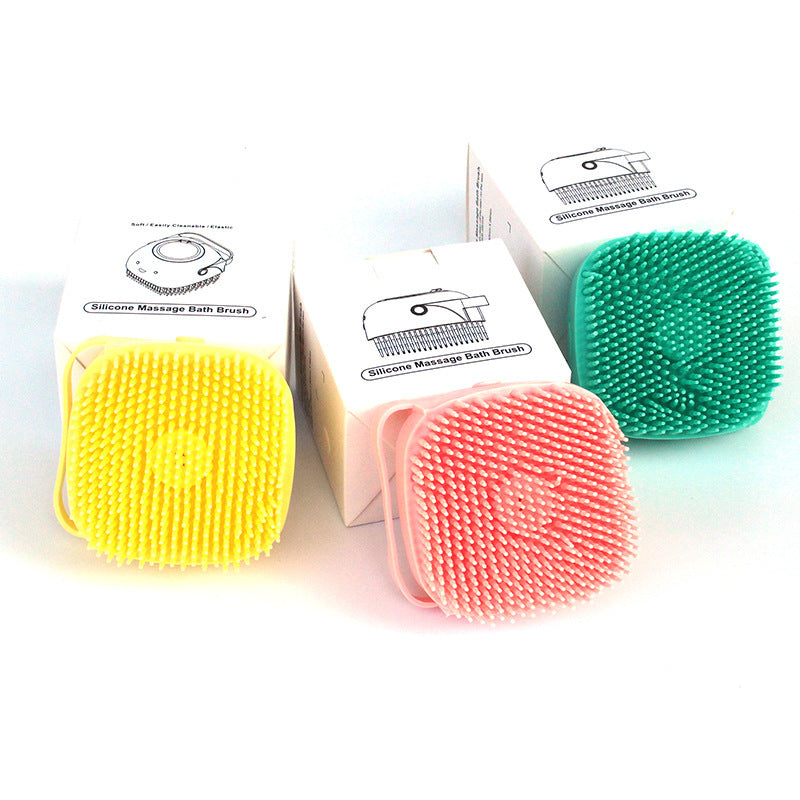 ARENVIA - Silicone Dog Bath Massage Gloves Brush Pet Cat Bathroom Cleaning Tool Comb Brush For Dog Can Pour Shampoo Dog Grooming Supplies