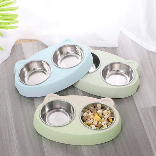 ARENVIA - Stainless Steel Feeding Bowls For Dogs, Cats And Pets, Suitable For All Sizes.