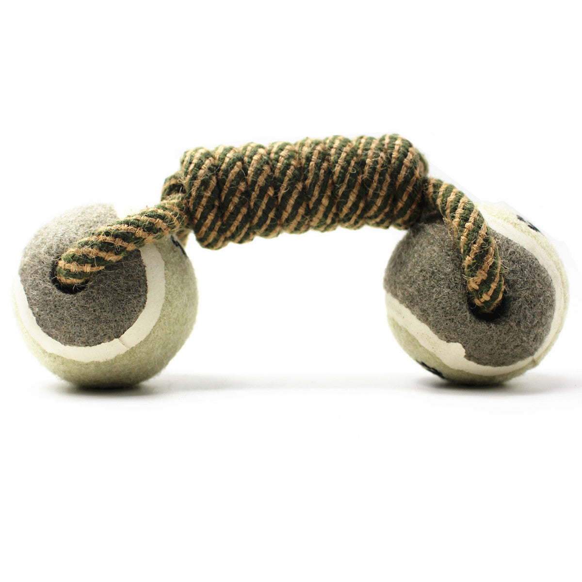 ARENVIA - Cotton Rope Tennis Dumbbell Dog Toy
